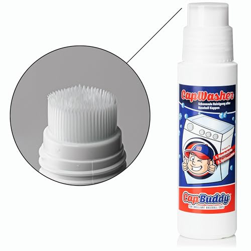 Cap Buddy & Cap Washer Waschmittel Set Kompett Set mit dem Kappenreiniger in der Bürstenflasche