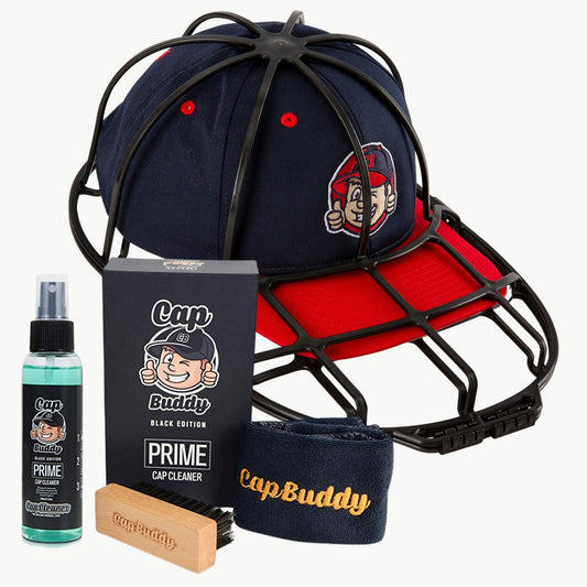 Cap Buddy neue Ausführung & Cap Cleaner Black Edition Geschenk Set