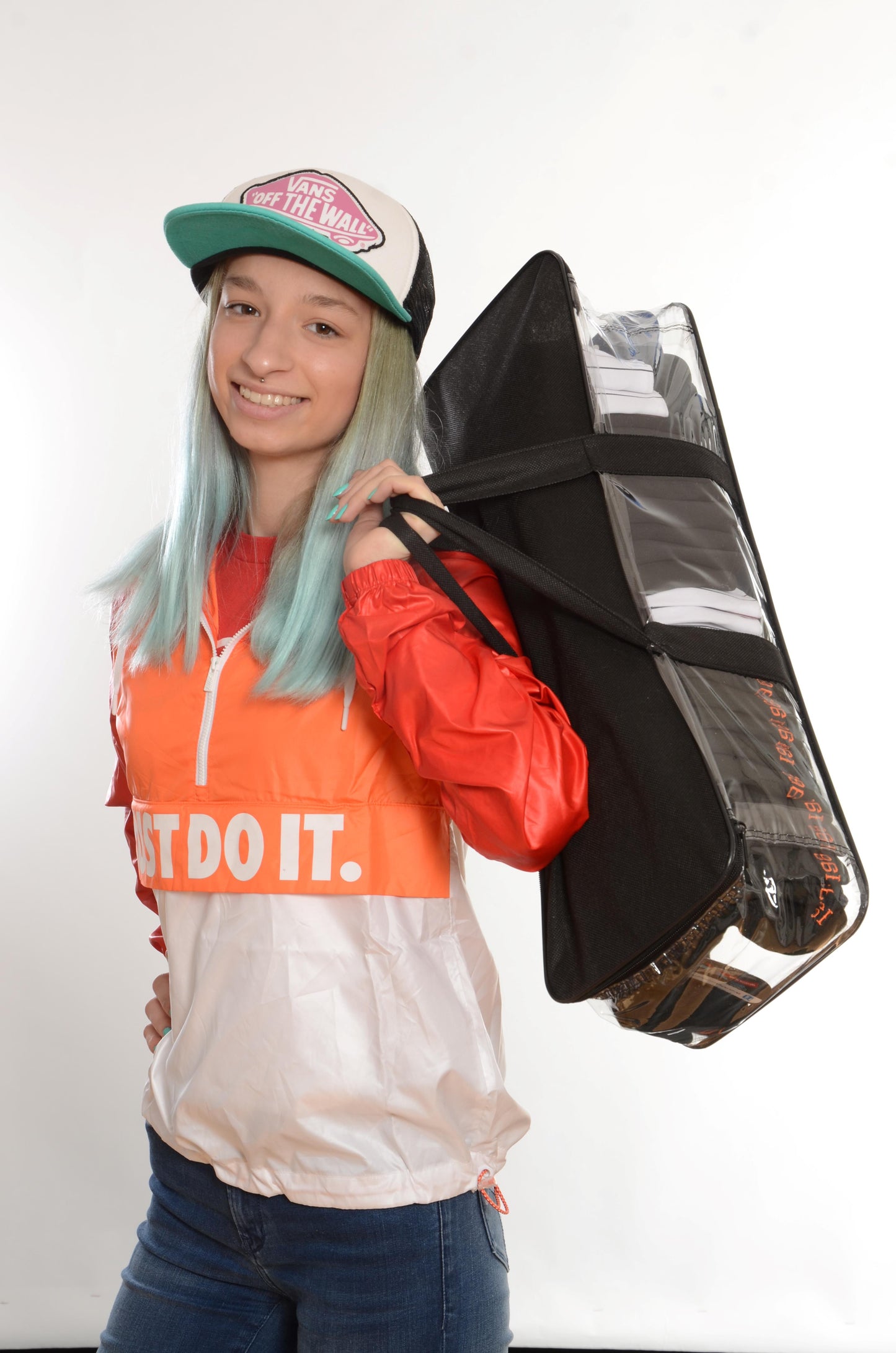 Cap Buddy Kappen Aufbewahrung Tasche | Durchsichtige Cap Bag mit Reißverschluss | Atmungsaktive Reisetasche & Organizer für bis zu 20Kappen