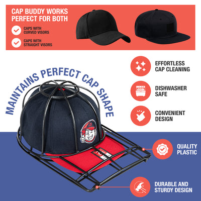 Cap Buddy & Cap Cleaner Black Edition Geschenk Set