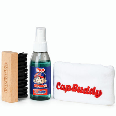 Cap Cleaner Set - Sprühflasche, Bürste und Tuch - Cap Buddy Shop