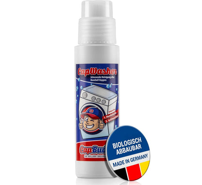 Cap Buddy Kappen Waschmittel - 200 ml in der praktischen Bürstenflasche