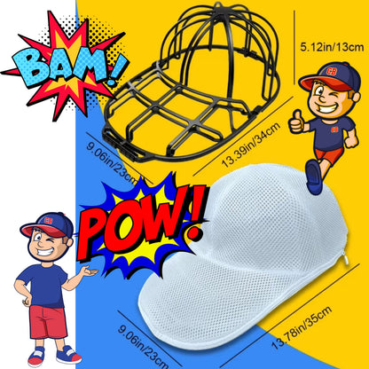 Cap Buddy & Wäschenetz für Waschmaschine und Spülmaschine Kappenreinigung ganz einfach