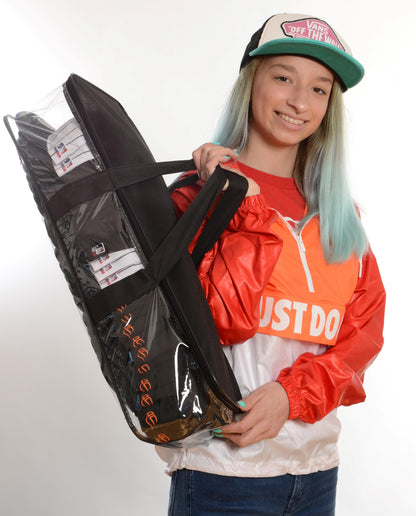 Cap Buddy Kappen Aufbewahrung Tasche | Durchsichtige Cap Bag mit Reißverschluss | Atmungsaktive Reisetasche & Organizer für bis zu 20Kappen