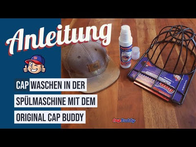 Basecap Waschen Set - Original Cap Buddy & Kappenreiniger in der Bürstenflasche