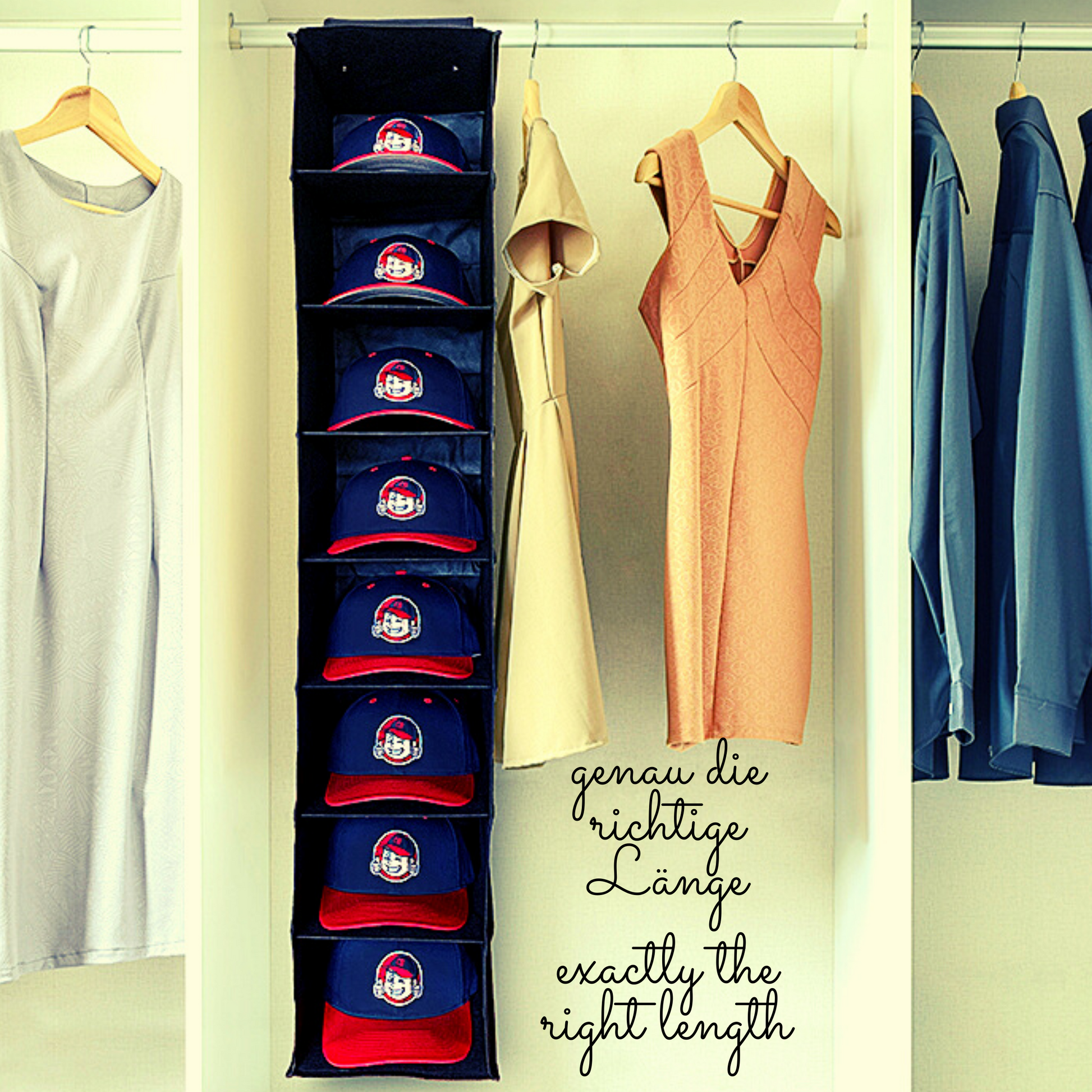 aufbewahrung kleiderstange Capshelf Kappenregal für Schrank & Garderobe kaufen – Cap Buddy Shop